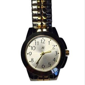 Miles Kimble Two-Tone Watch with Stretch Band